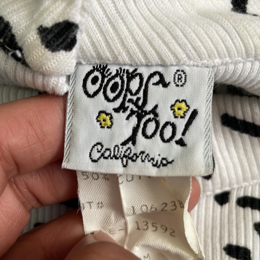 VNTG Oops Too! California High Neck Crop Tank Top - Picture 6 of 7